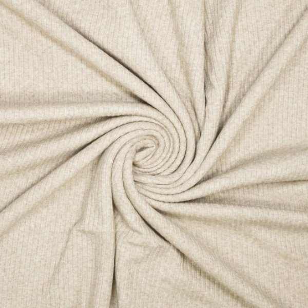 Strickstoff gestrickt streifen beige